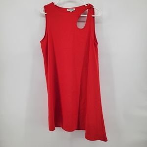 Opening ceremony cut out red dress 4